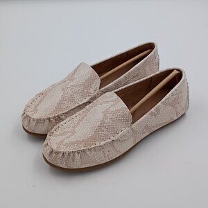 Aerosoles Driving Style Loafers Snake Print Women's Size 7.5, 8